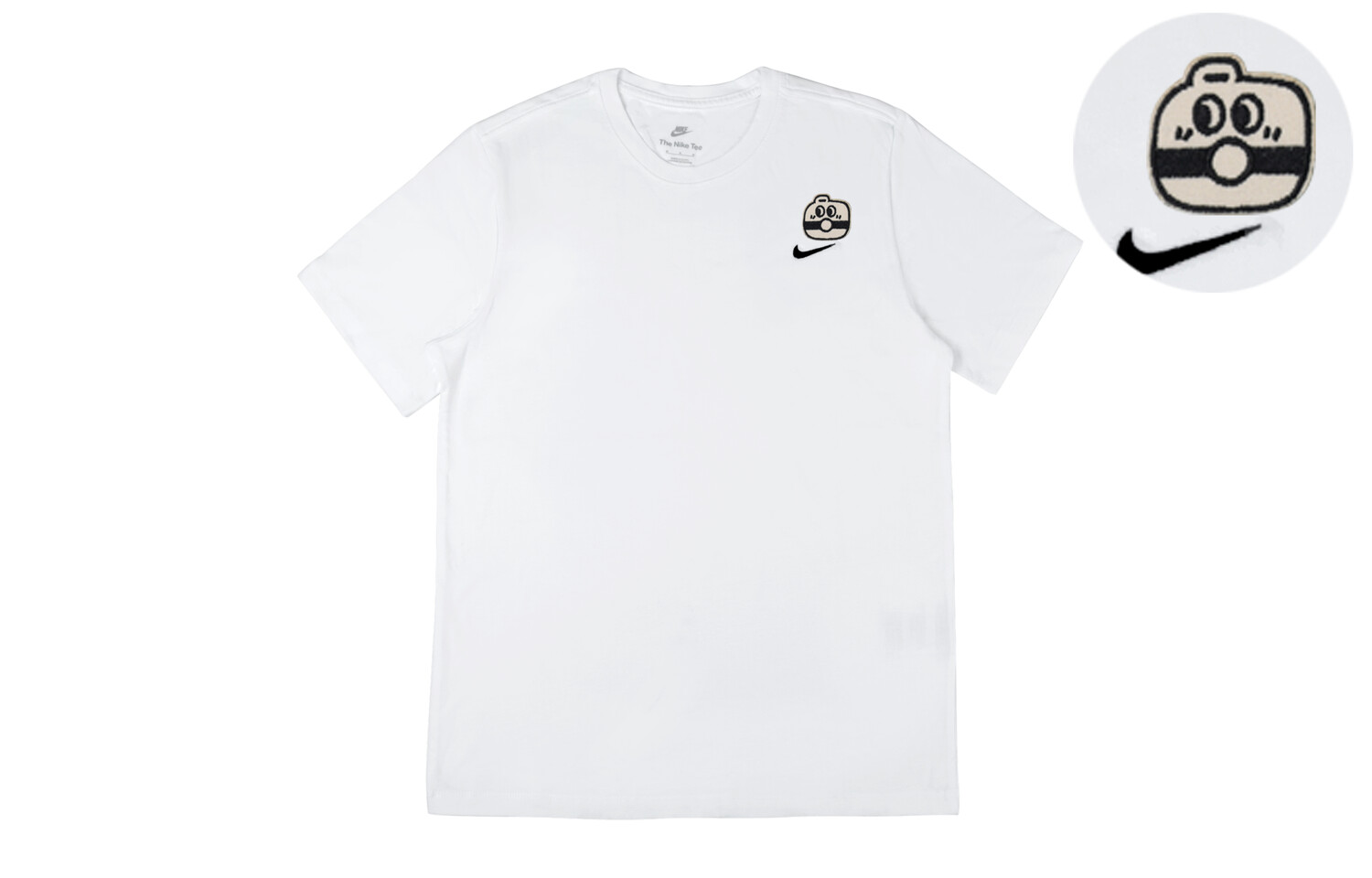 Спортивная футболка мужская белая Nike, белый 
Спортивная футболка мужская белая Nike, белый