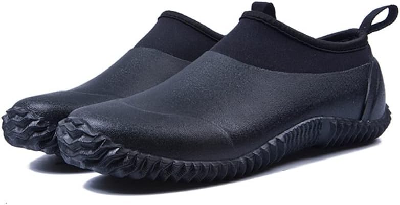 Мужские и женские низкие водонепроницаемые противоскользящие повседневные резиновые дождевые ботинки для улицы Waolsu, черный
Мужские и женские низкие водонепроницаемые противоскользящие повседневные резиновые дождевые ботинки для улицы Waolsu, черный