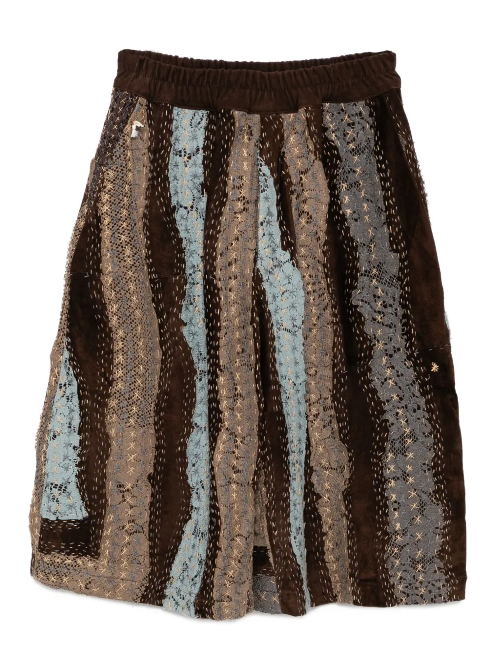 Шорты-бермуды с кружевом By Walid, коричневый
Шорты-бермуды с кружевом By Walid, коричневый