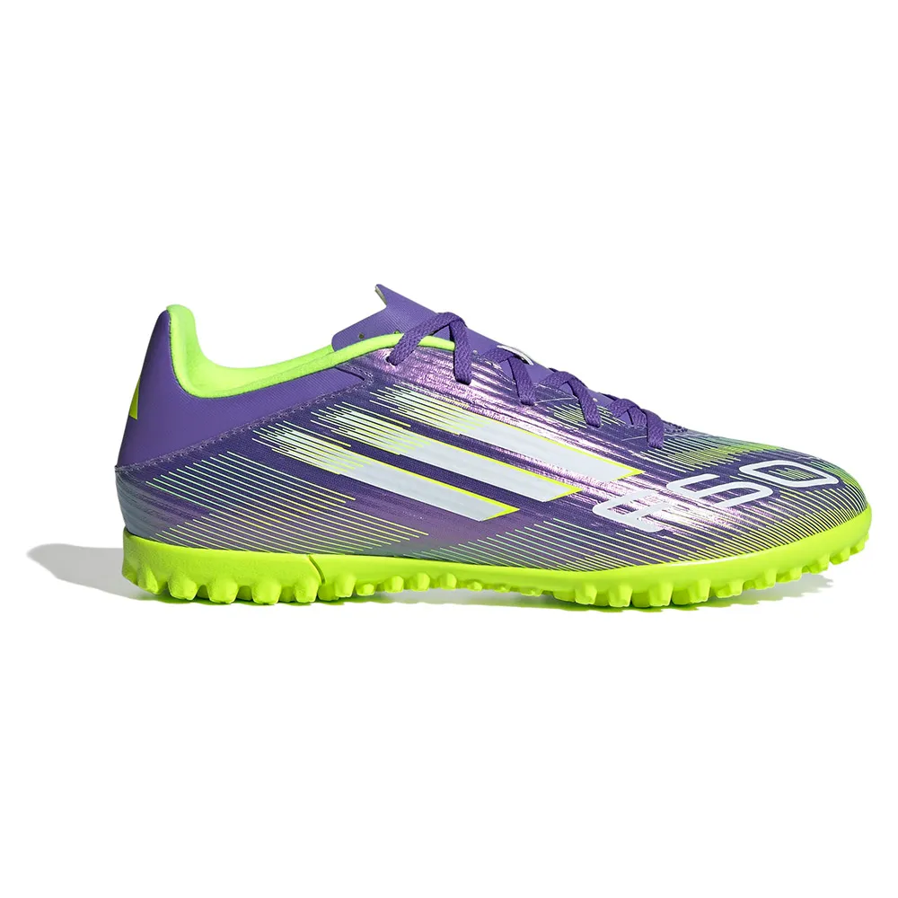 Футбольные бутсы adidas F50 Club TF, фиолетовый 
Футбольные бутсы adidas F50 Club TF, фиолетовый