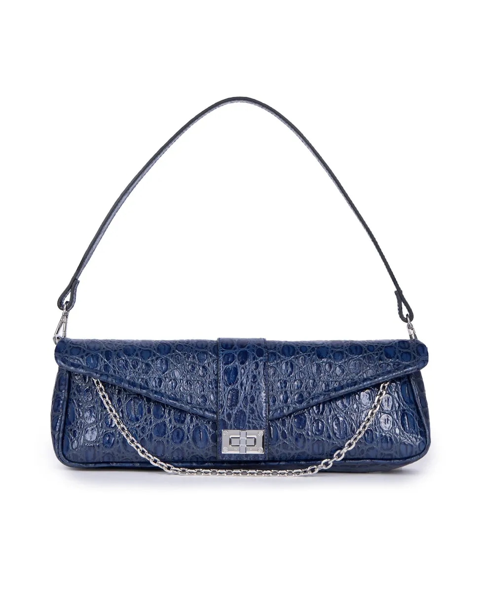 Сумка через плечо багет из кожи с рельефным узором The Kooples, синий
Сумка через плечо багет из кожи с рельефным узором The Kooples, синий