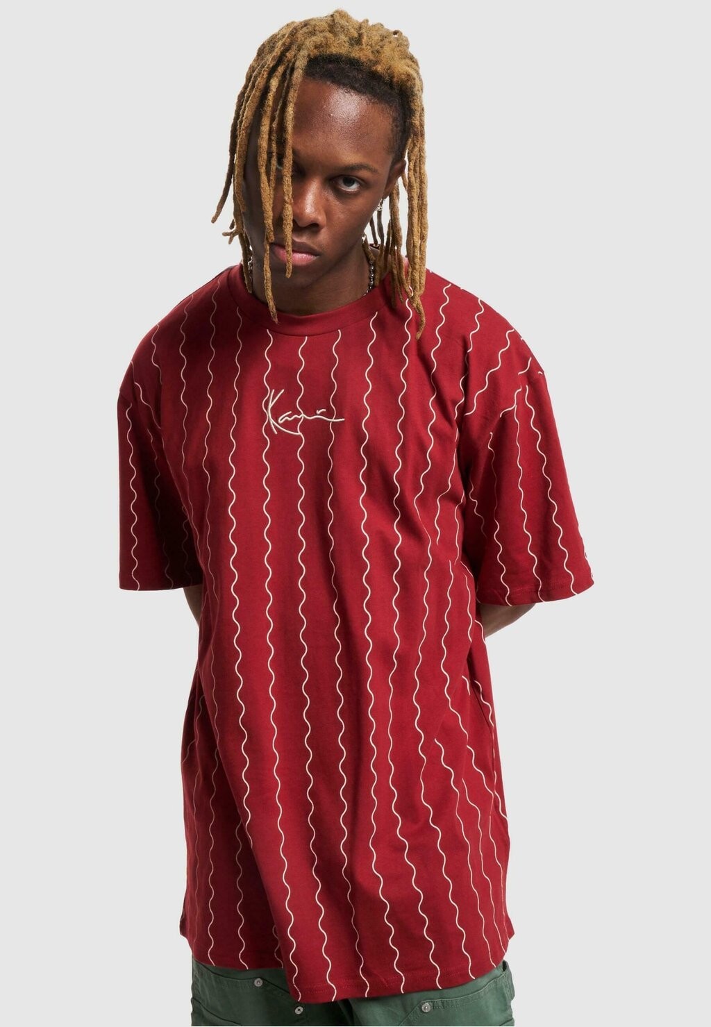 Футболка с принтом SMALL SIGNATURE ZICZAC PINSTRIPE Karl Kani, цвет darkred offwhite
Футболка с принтом SMALL SIGNATURE ZICZAC PINSTRIPE Karl Kani, цвет darkred offwhite