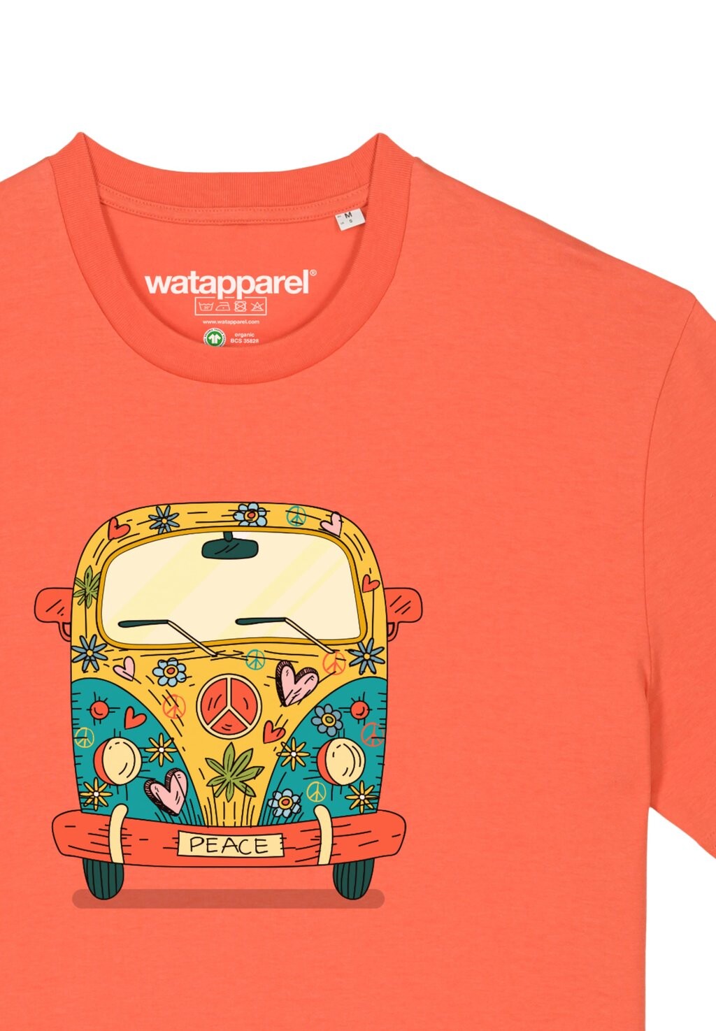 Футболка с принтом HIPPIES BUS watapparel, красный
Футболка с принтом HIPPIES BUS watapparel, красный