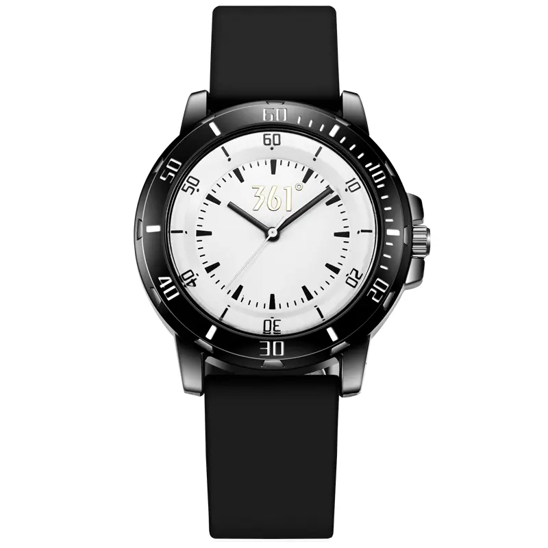 361° Часы мужские с кварцевым механизмом, силиконовым ремешком, черным циферблатом и водонепроницаемостью
361° Часы мужские с кварцевым механизмом, силиконовым ремешком, черным циферблатом и водонепроницаемостью