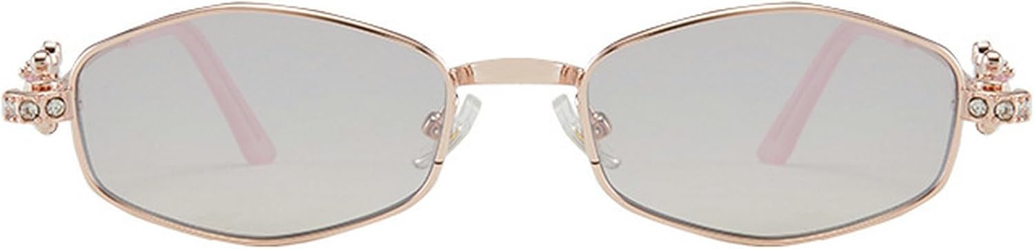 Модные солнцезащитные очки в форме ромба, в маленькой оправе, в стиле ретро, со стразами, для женщин, с металлическими бриллиантами, винтажные, блестящие, для вечеринок mincl, Light Pink Silver
Модные солнцезащитные очки в форме ромба, в маленькой оправе, в стиле ретро, со стразами, для женщин, с металлическими бриллиантами, винтажные, блестящие, для вечеринок mincl, Light Pink Silver