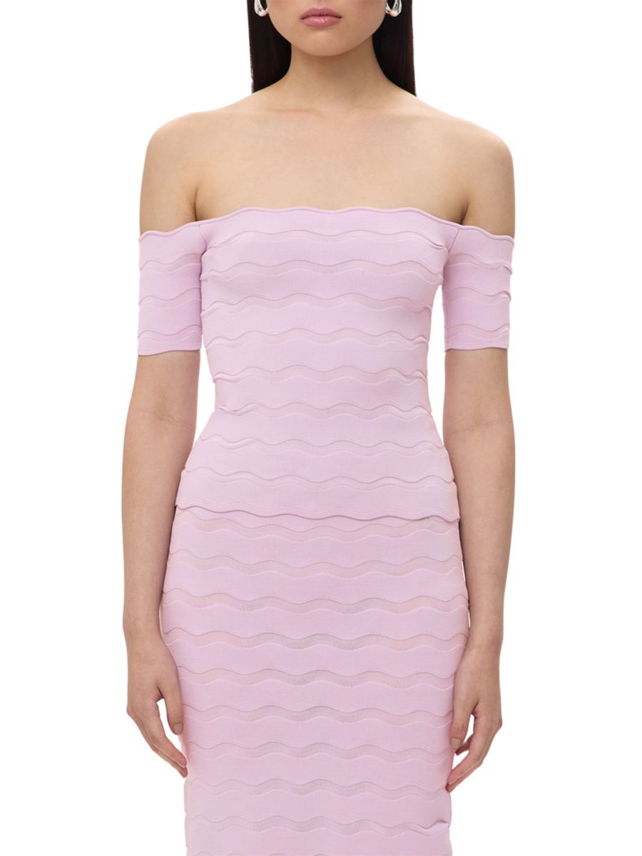 Топ Lainey с открытыми плечами и фестончатой отделкой Hervé Léger, цвет Lilac
Топ Lainey с открытыми плечами и фестончатой отделкой Hervé Léger, цвет Lilac