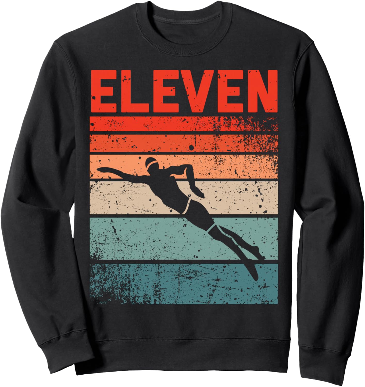 Ретро-толстовка для мальчиков и девочек на 11-й день рождения Retro Swim Swimming Watersports Birthday Designs, черный
Ретро-толстовка для мальчиков и девочек на 11-й день рождения Retro Swim Swimming Watersports Birthday Designs, черный