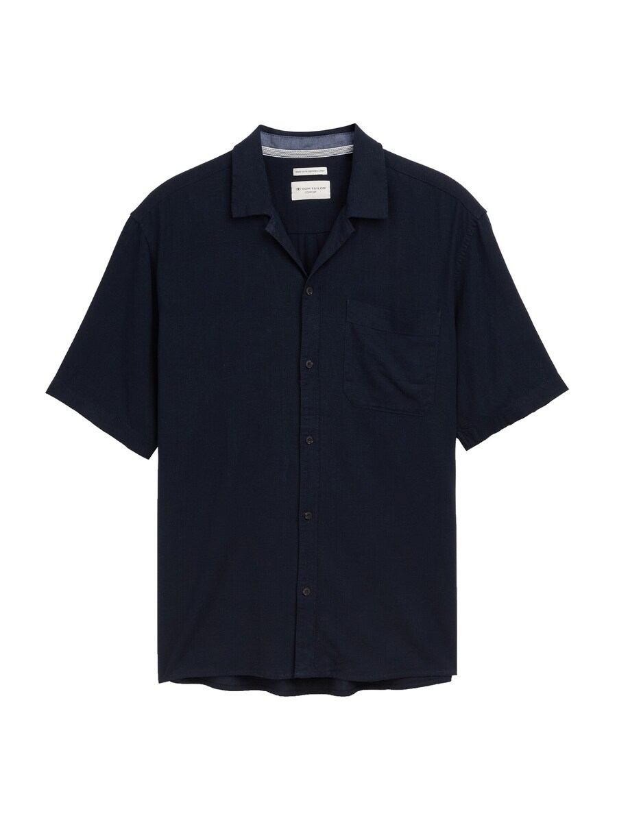 Рубашка на пуговицах классического кроя TOM TAILOR, темно-синий
Рубашка на пуговицах классического кроя TOM TAILOR, темно-синий