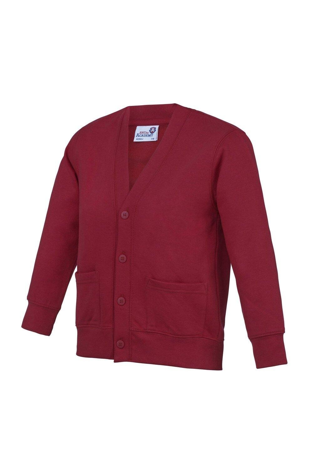 Школьный кардиган на пуговицах Academy AWDis, красный
Школьный кардиган на пуговицах Academy AWDis, красный