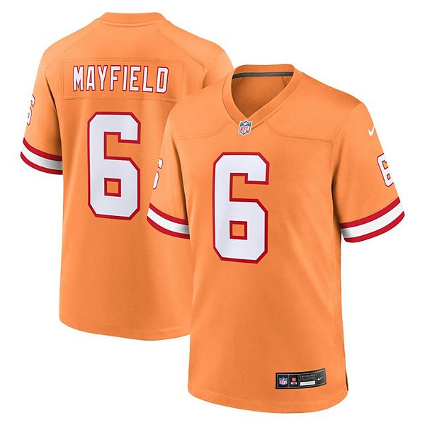 Мужская футболка Baker Mayfield Tampa Bay Buccaneers в оранжевом ретро-стиле Nike
Мужская футболка Baker Mayfield Tampa Bay Buccaneers в оранжевом ретро-стиле Nike