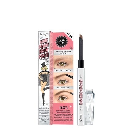 Карандаш для заполнения и формирования бровей Benefit Goof Proof Brow Super Easy 4.5 COSBEN287 0,01 жидких унций
Карандаш для заполнения и формирования бровей Benefit Goof Proof Brow Super Easy 4.5 COSBEN287 0,01 жидких унций
