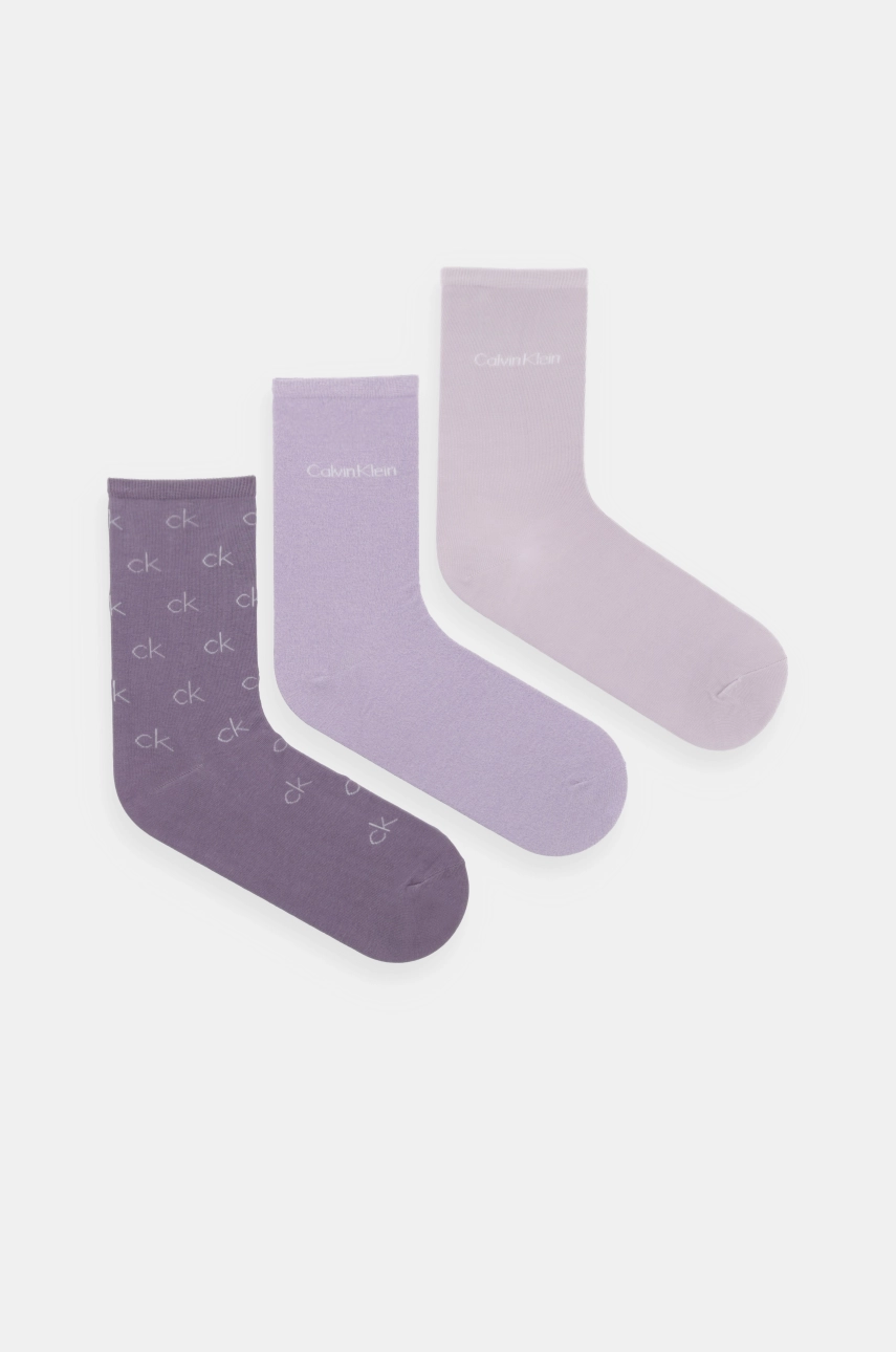 3 упаковки носков Calvin Klein, фиолетовый
3 упаковки носков Calvin Klein, фиолетовый