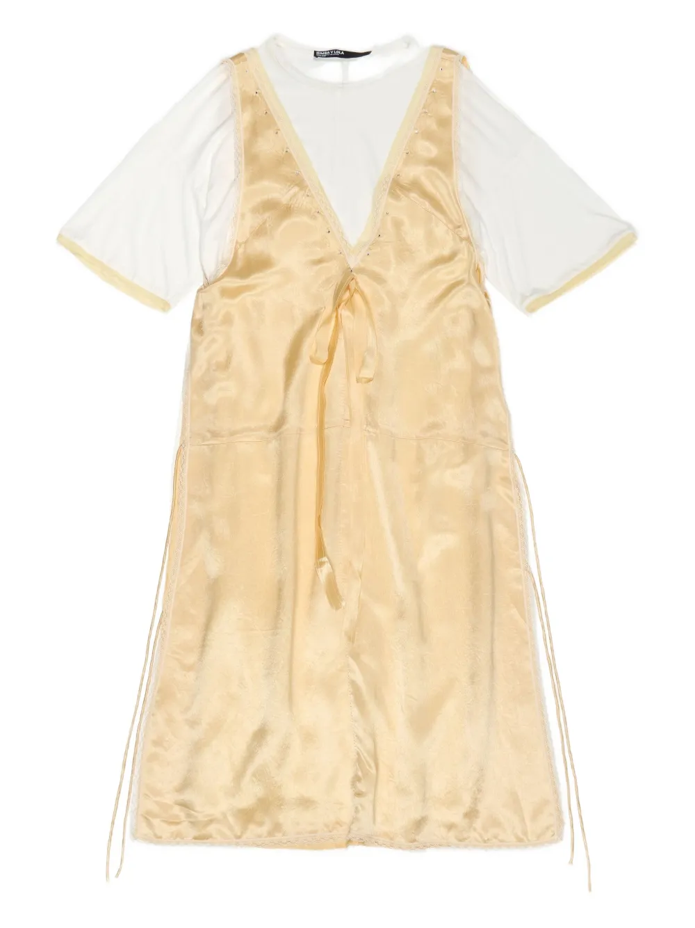 Платье-футболка с кружевной отделкой Bimba Y Lola, нейтральный
Платье-футболка с кружевной отделкой Bimba Y Lola, нейтральный