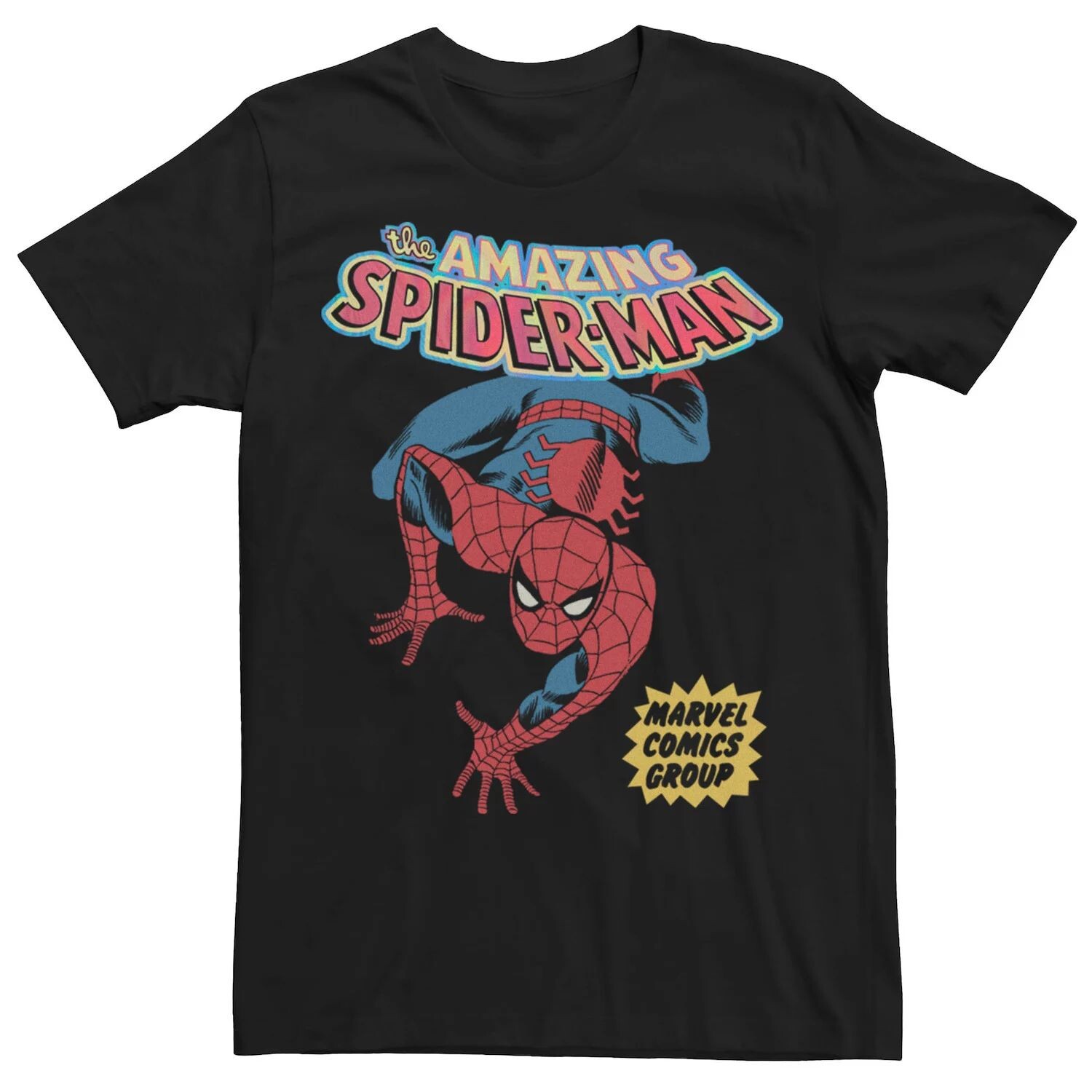 Мужская винтажная футболка с комиксами Amazing Spider-Man Licensed Character
Мужская винтажная футболка с комиксами Amazing Spider-Man Licensed Character