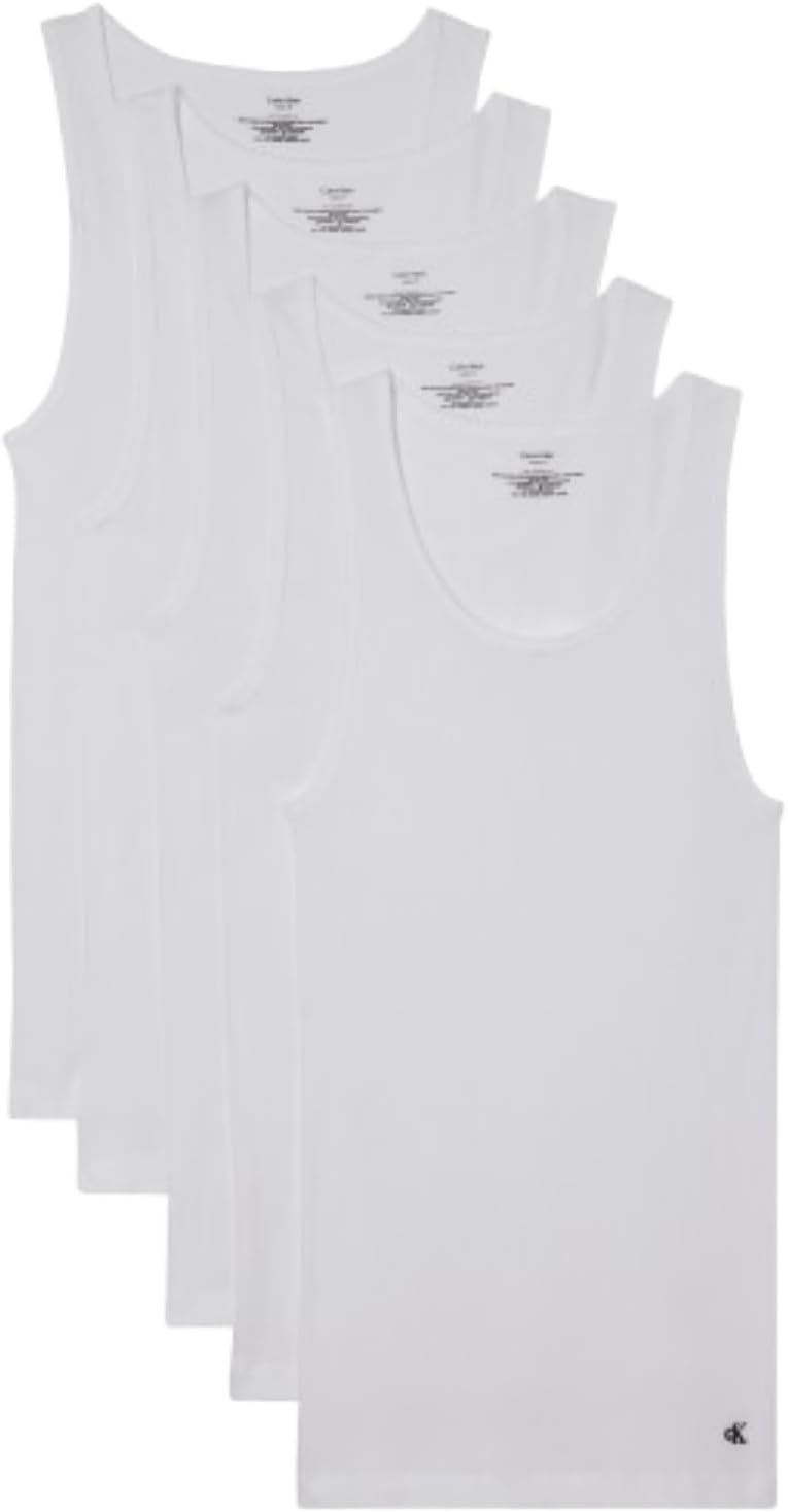 Комплект из 5 мужских маек Calvin Klein Cotton Classics, 5 White
Комплект из 5 мужских маек Calvin Klein Cotton Classics, 5 White