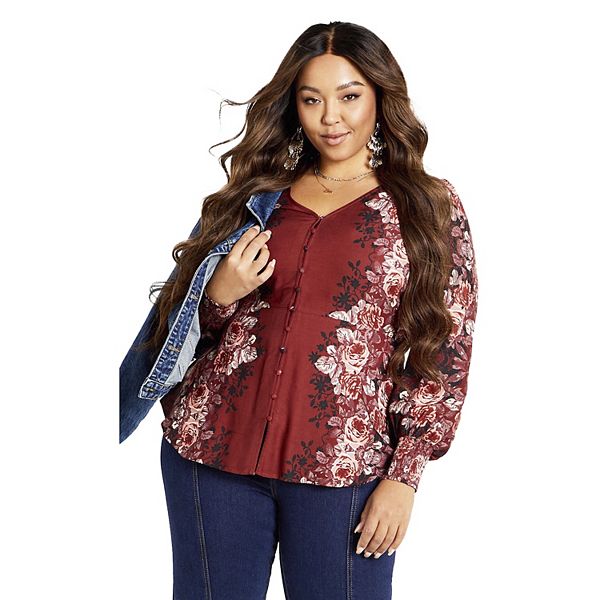 Блузка Bella plus size Avenue, Flame
Блузка Bella plus size Avenue, Flame