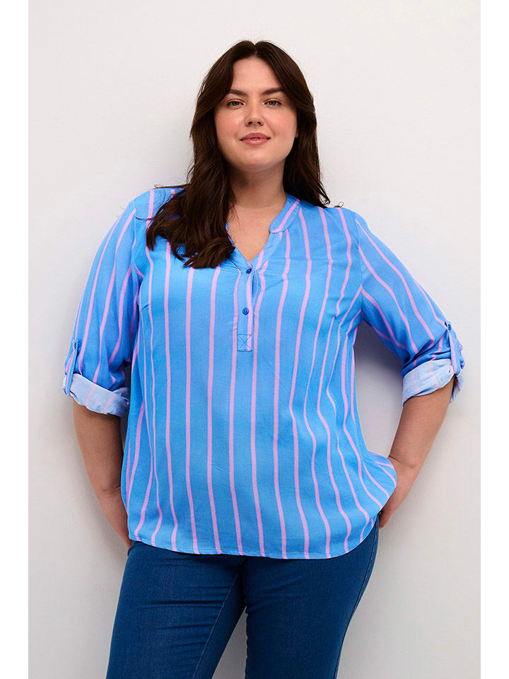 Блузка светло-голубого/розового цвета Kaffe
Блузка светло-голубого/розового цвета Kaffe