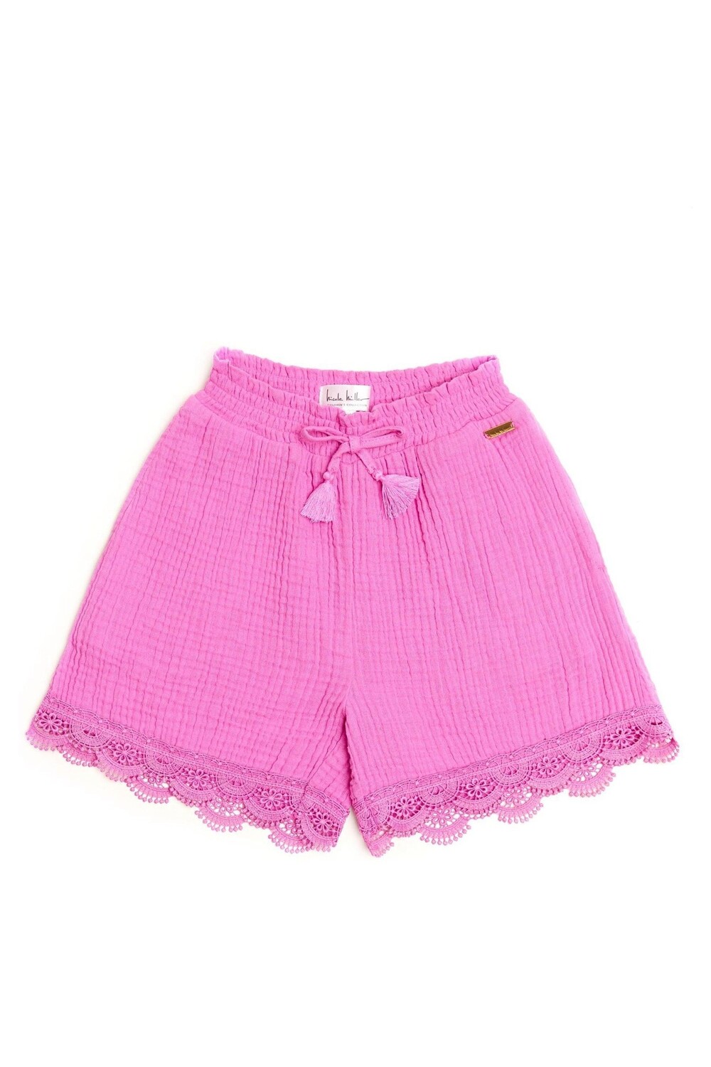 Фиолетовые шорты из жатого хлопка Nicole Miller, фиолетовый 
Фиолетовые шорты из жатого хлопка Nicole Miller, фиолетовый