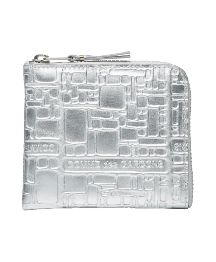 Кошелек из серебристой телячьей кожи Comme Des Garã§Ons, серый
Кошелек из серебристой телячьей кожи Comme Des Garã§Ons, серый