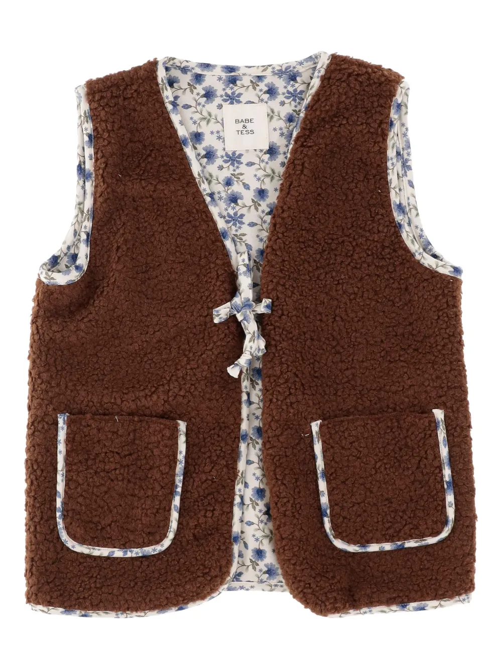 Жилет с цветочным принтом Babe And Tess, коричневый
Жилет с цветочным принтом Babe And Tess, коричневый