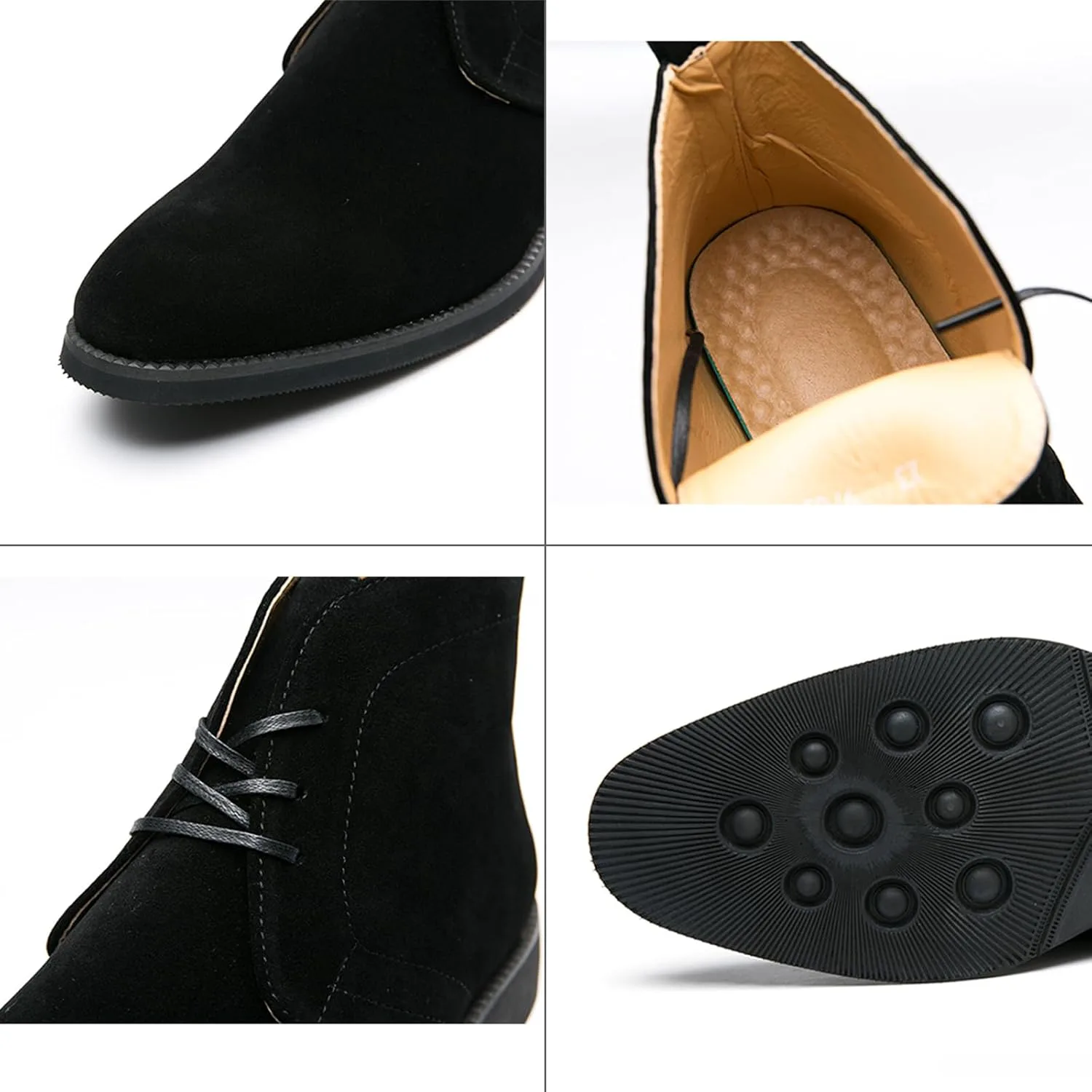 Мужские замшевые ботинки Чакка до щиколотки с шнуровкой, низкий каблук, челси, повседневные и дезертные ботинки Lossarye, черный
Мужские замшевые ботинки Чакка до щиколотки с шнуровкой, низкий каблук, челси, повседневные и дезертные ботинки Lossarye, черный