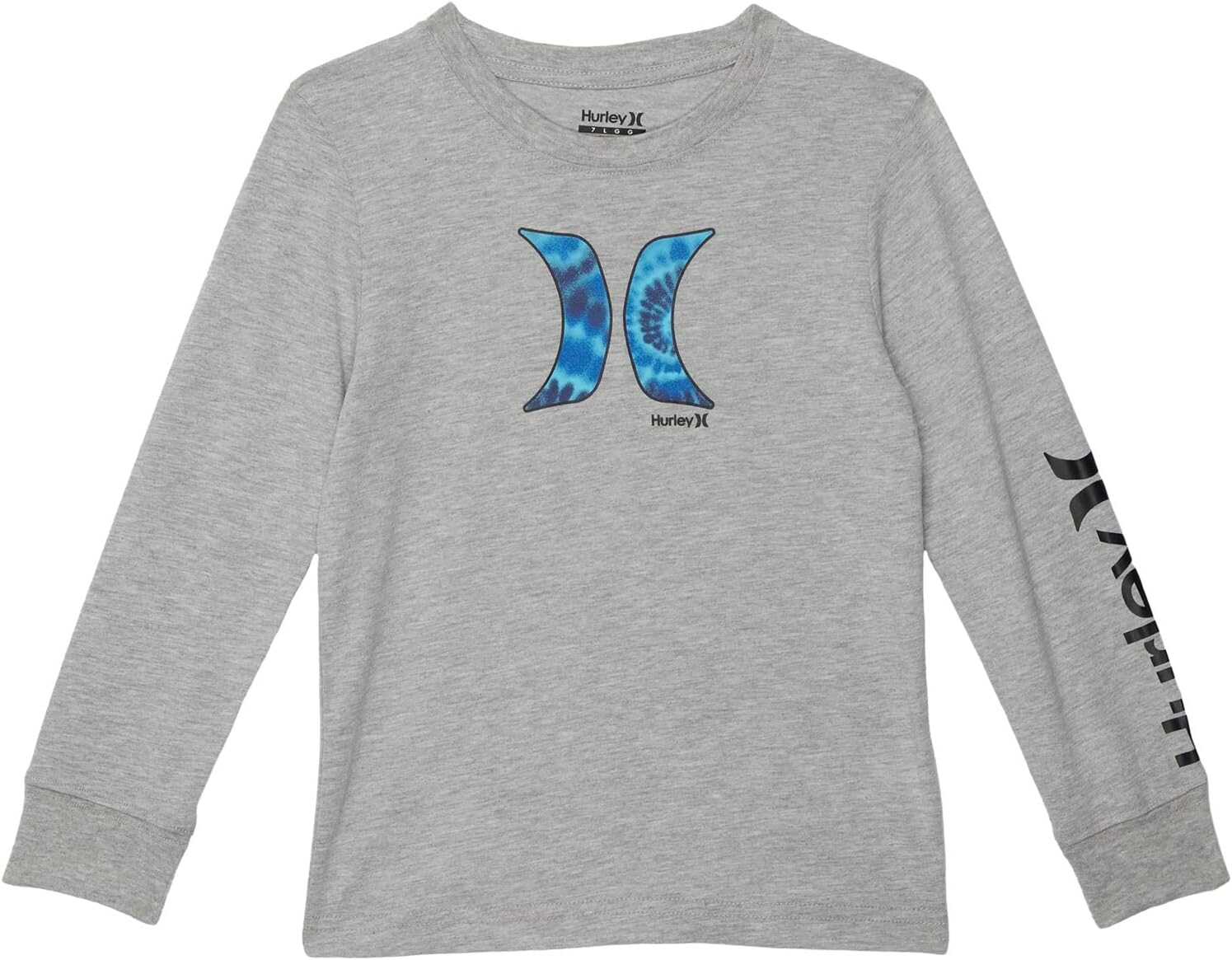 Детский набор Hurley Long Sleeve Graphic T-Shirt and Beanie Gift Set, цвет Grey/Blue Tie-Dye
Детский набор Hurley Long Sleeve Graphic T-Shirt and Beanie Gift Set, цвет Grey/Blue Tie-Dye