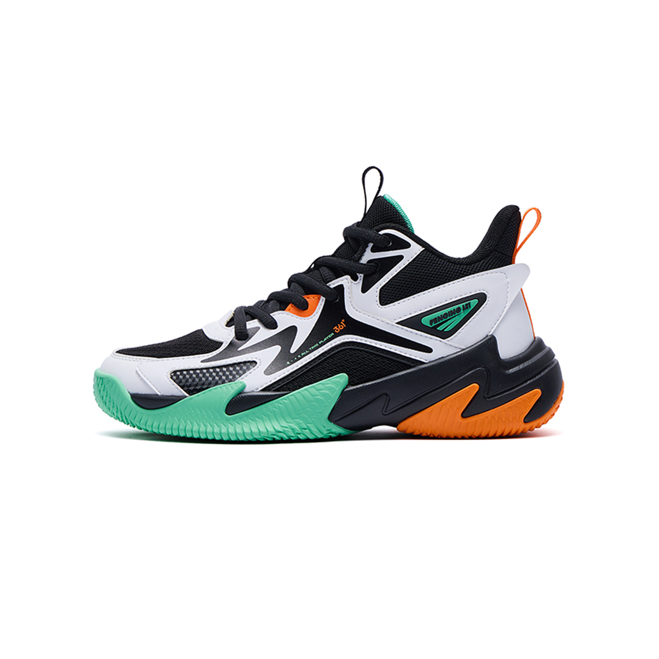 Детские баскетбольные кроссовки Hummer 2.0 унисекс 361°KIDS, черный/белый/зеленый
Детские баскетбольные кроссовки Hummer 2.0 унисекс 361°KIDS, черный/белый/зеленый