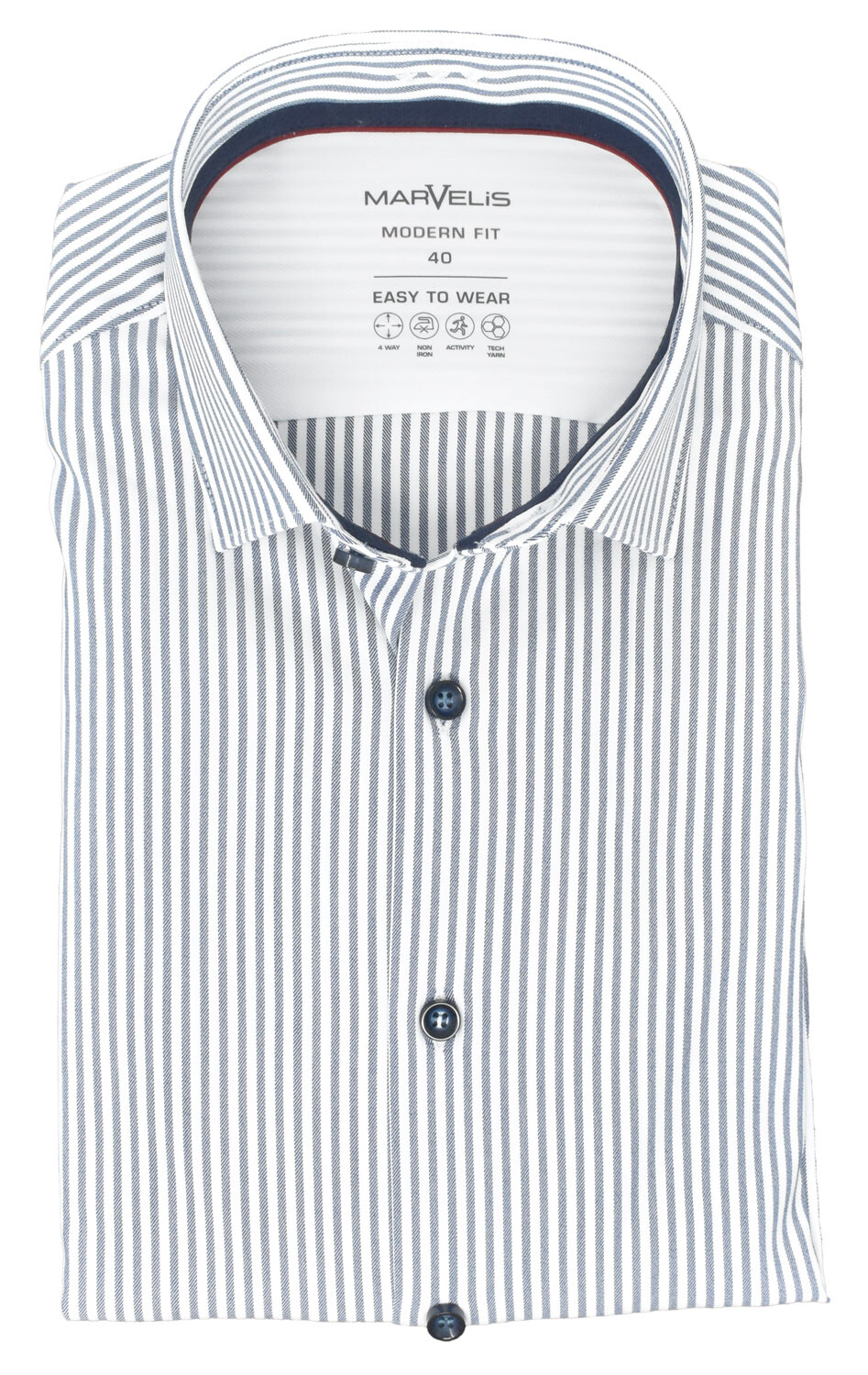Рубашка MARVELIS Modern Fit Easy To Wear, темно синий
Рубашка MARVELIS Modern Fit Easy To Wear, темно синий