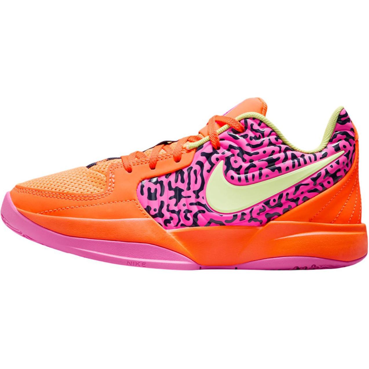 Детские баскетбольные кроссовки Ja 2 с высокой устойчивостью к истиранию и низким верхом Nike, оранжевый/розовый/черный
Детские баскетбольные кроссовки Ja 2 с высокой устойчивостью к истиранию и низким верхом Nike, оранжевый/розовый/черный