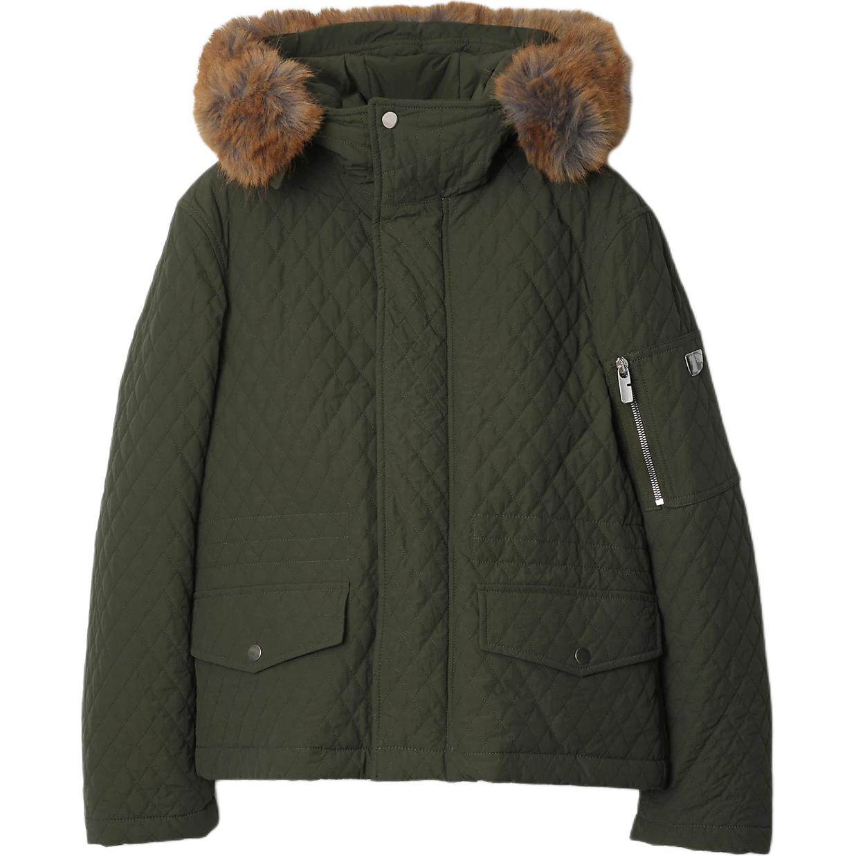 Стеганая пуховая куртка Burberry, темно-зеленый
Стеганая пуховая куртка Burberry, темно-зеленый