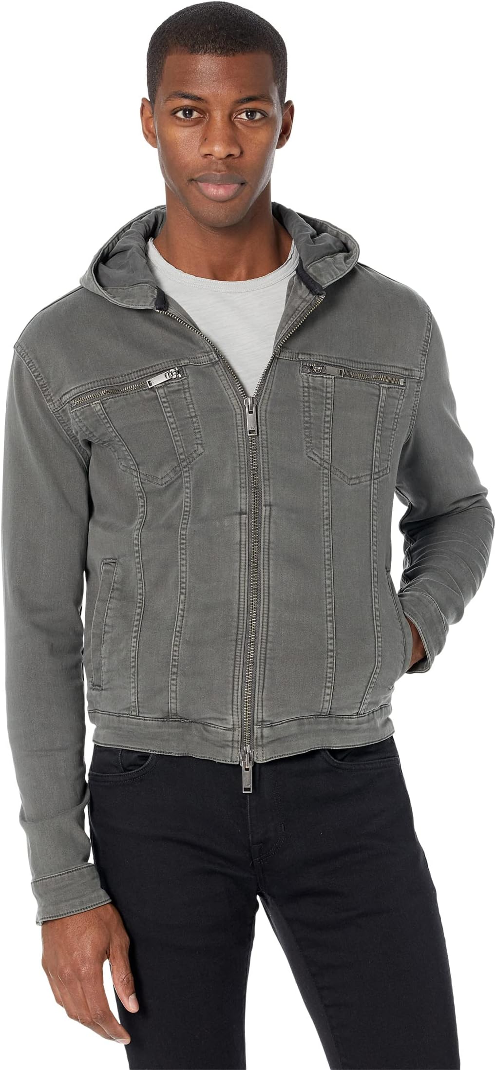 Куртка John Varvatos SCOTT HOODED JEAN JACKET, Shark Grey
Куртка John Varvatos SCOTT HOODED JEAN JACKET, Shark Grey