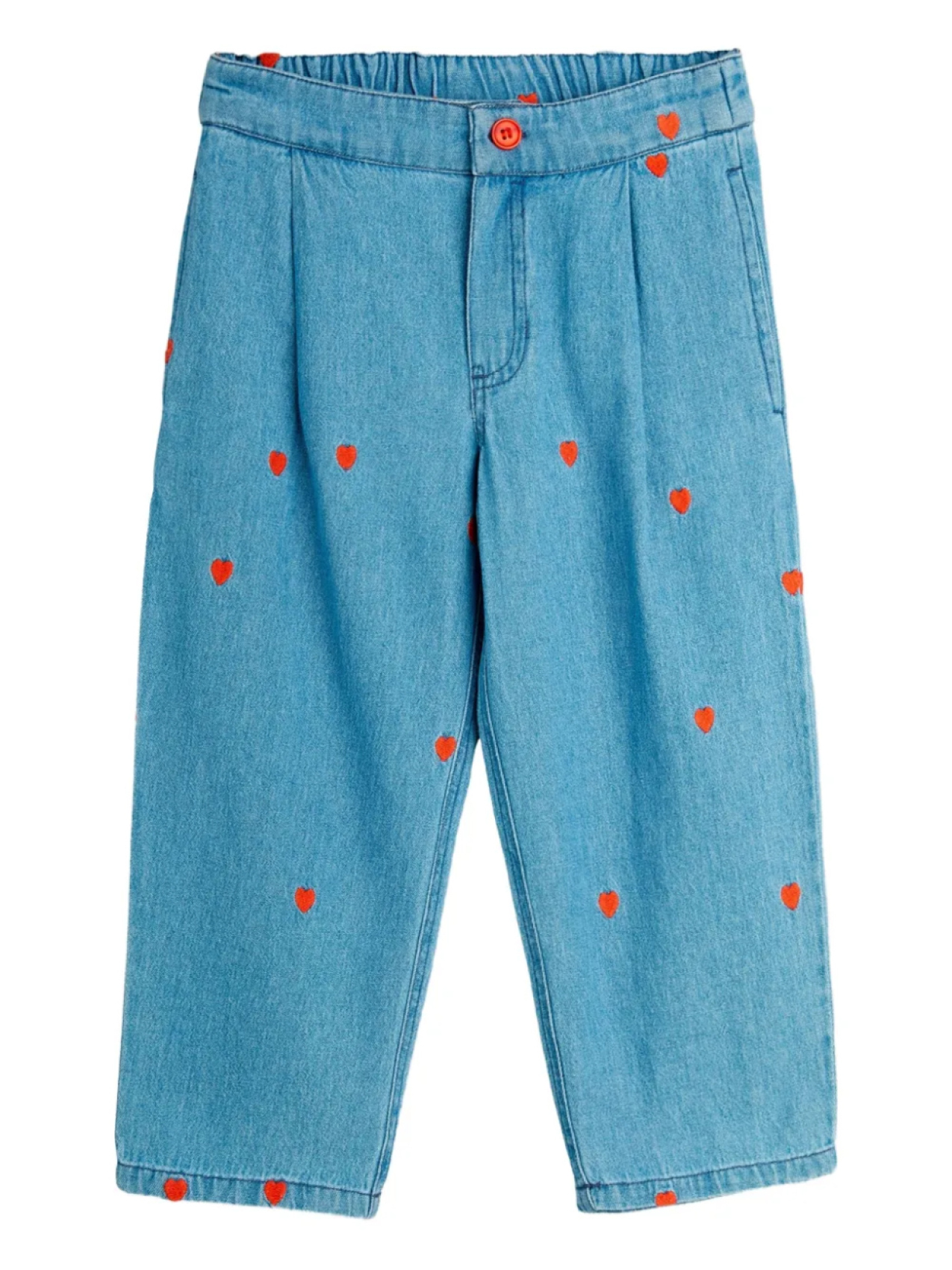Джинсы с принтом в виде сердца Mini Rodini, синий
Джинсы с принтом в виде сердца Mini Rodini, синий