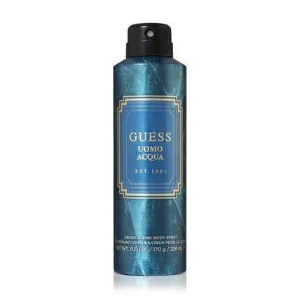 Дезодорирующий спрей для тела Guess Uomo Acqua, 180 мл
Дезодорирующий спрей для тела Guess Uomo Acqua, 180 мл