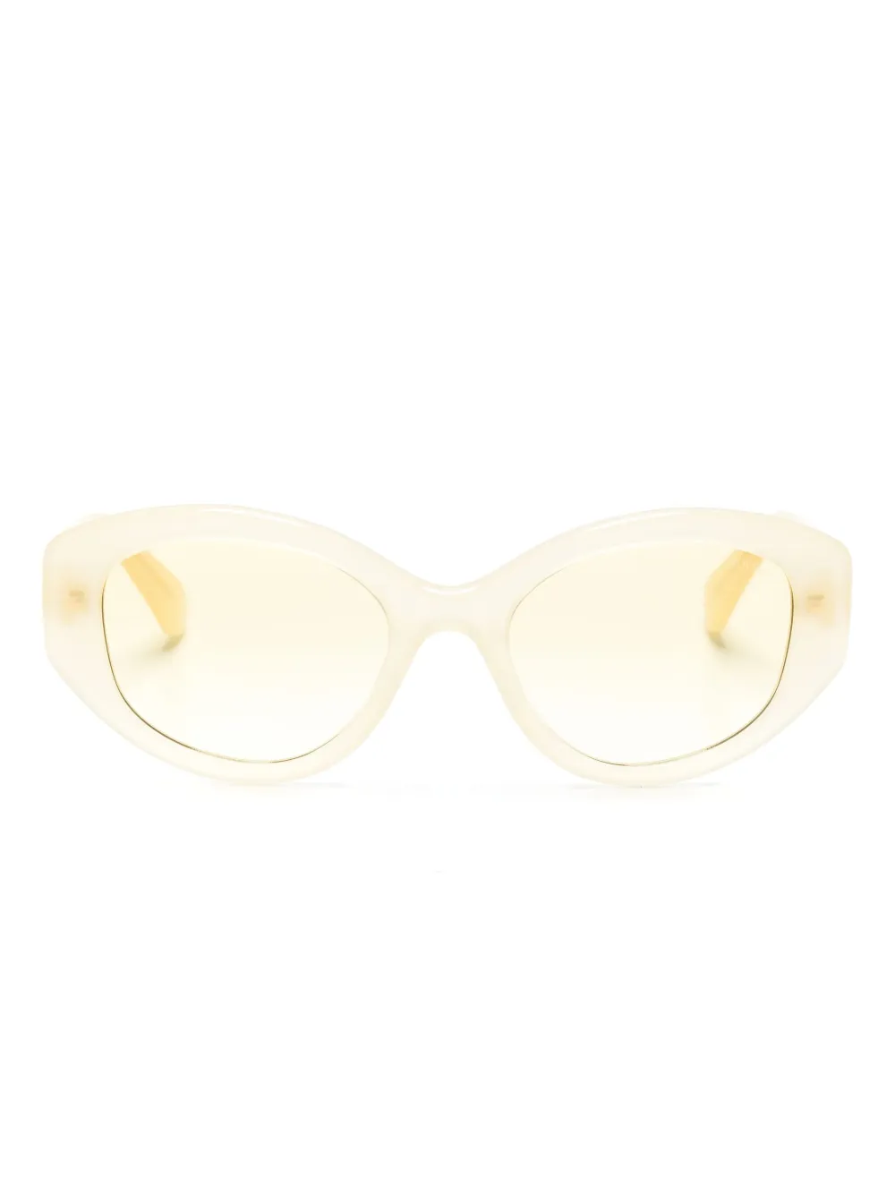 Солнцезащитные очки в овальной оправе с кристаллами Swarovski, желтый
Солнцезащитные очки в овальной оправе с кристаллами Swarovski, желтый