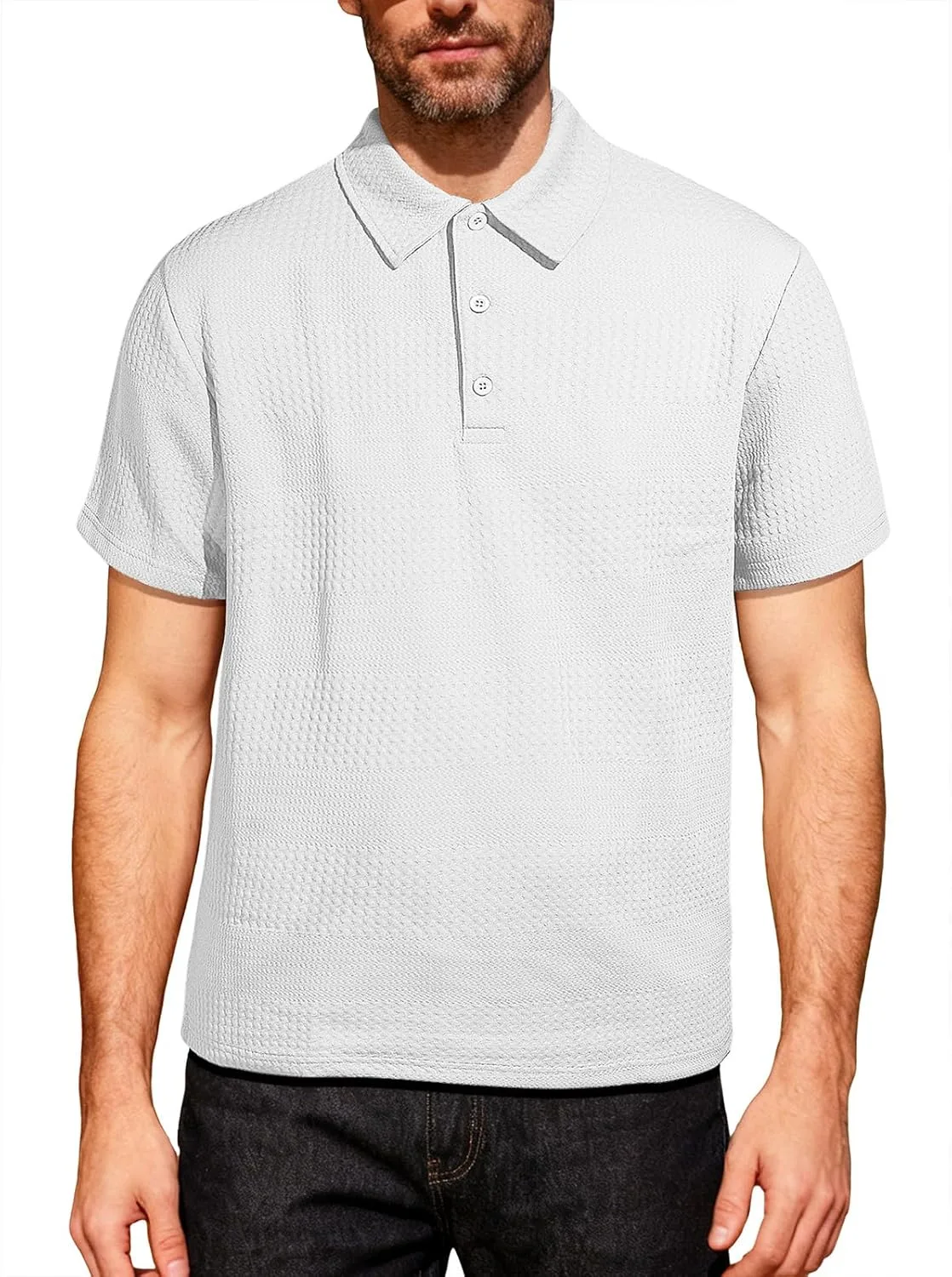 Мужская поло FlekmanArt Regular Fit с коротким рукавом и воротником на пуговицах
Мужская поло FlekmanArt Regular Fit с коротким рукавом и воротником на пуговицах