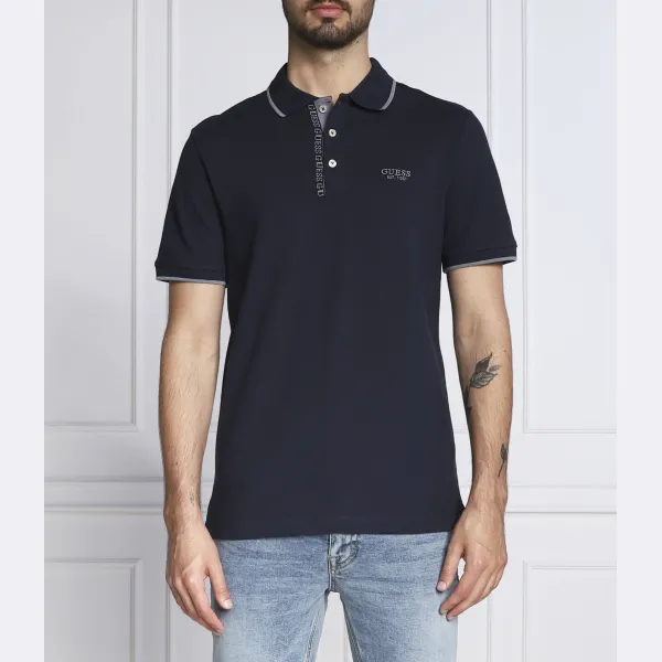 Рубашка поло стандартного кроя Guess, синий
Рубашка поло стандартного кроя Guess, синий