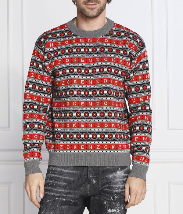 Джемпер мужской Kenzo шерстяной с принтом, красный
Джемпер мужской Kenzo шерстяной с принтом, красный