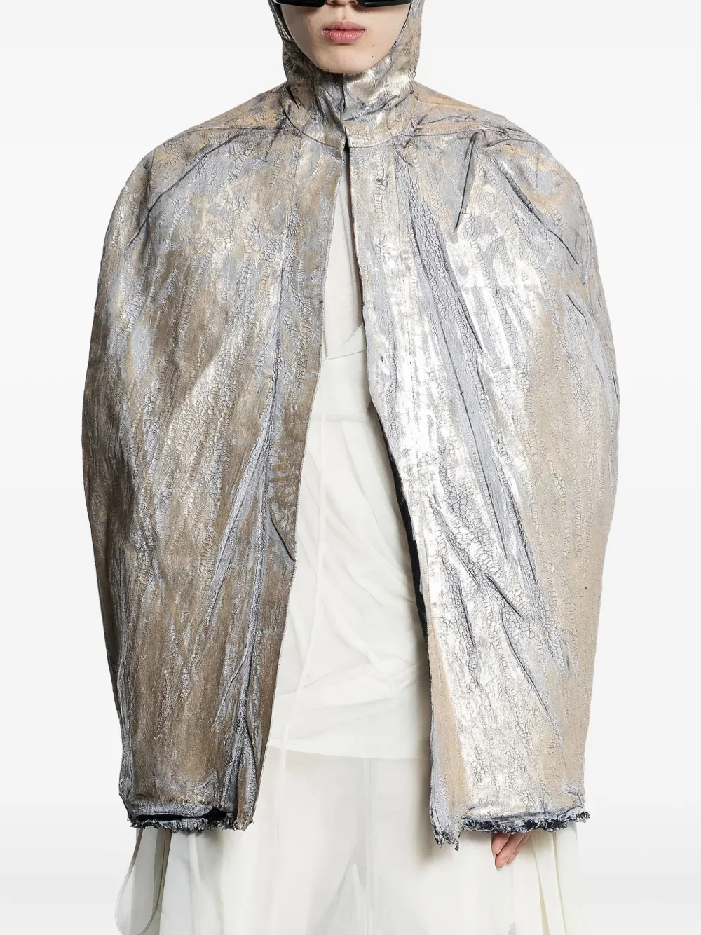 Кейп с капюшоном Rick Owens, золотистый
Кейп с капюшоном Rick Owens, золотистый
