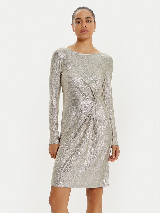 Коктейльное платье узкого кроя Oui, золотой
Коктейльное платье узкого кроя Oui, золотой