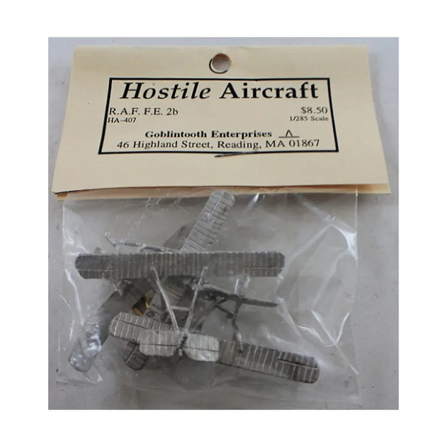РАФ ФЭ-2Б, Hostile Aircraft Miniatures - United Kingdom Great War (1:285)
РАФ ФЭ-2Б, Hostile Aircraft Miniatures - United Kingdom Great War (1:285)
