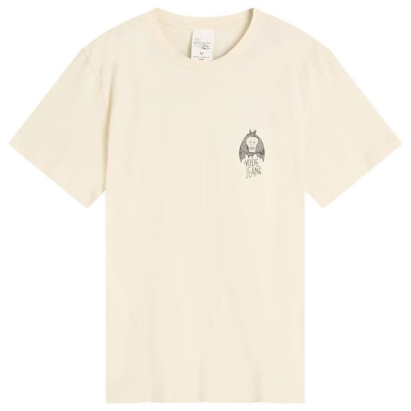 Футболка с изображением летучей мыши Роя Nudie Jeans Co, экрю
Футболка с изображением летучей мыши Роя Nudie Jeans Co, экрю