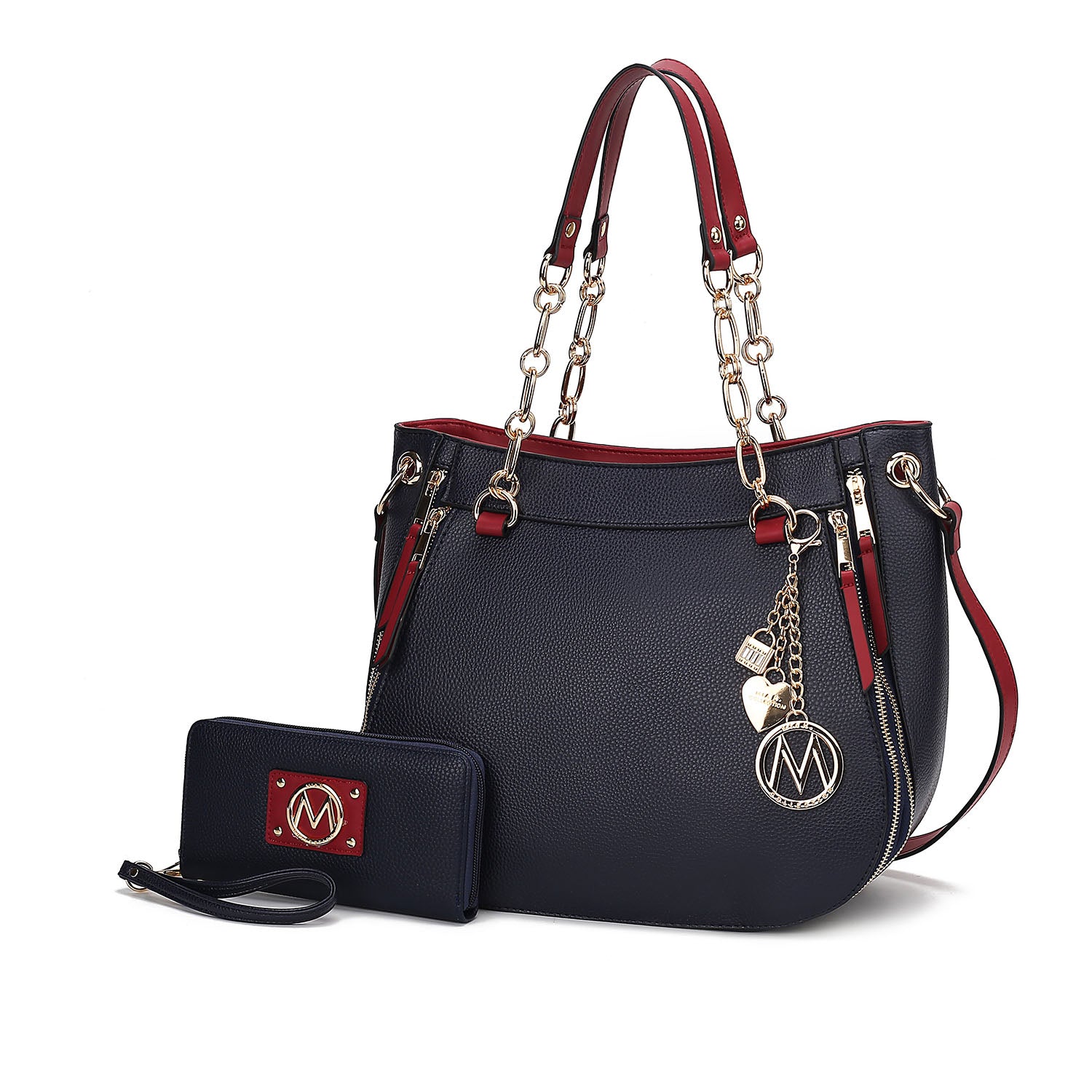 Женская сумка через плечо Lina и кошелек в наборе от Mia K MKF Collection By Mia K., темно-синий
Женская сумка через плечо Lina и кошелек в наборе от Mia K MKF Collection By Mia K., темно-синий