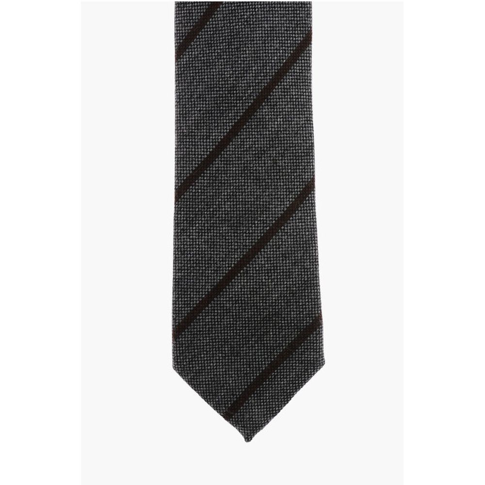 Галстук из кашемира с узором «косая полоска» Ermenegildo Zegna, серый
Галстук из кашемира с узором «косая полоска» Ermenegildo Zegna, серый