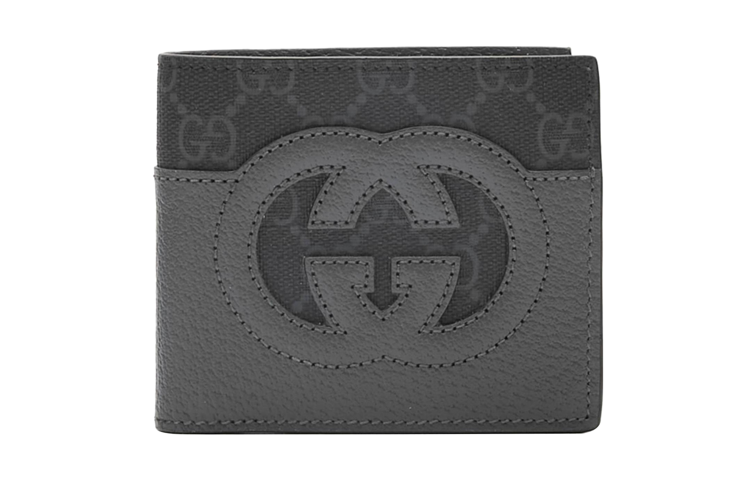 Gucci Мужской холщовый кошелек с кожаным кошельком, серый и черный
Gucci Мужской холщовый кошелек с кожаным кошельком, серый и черный