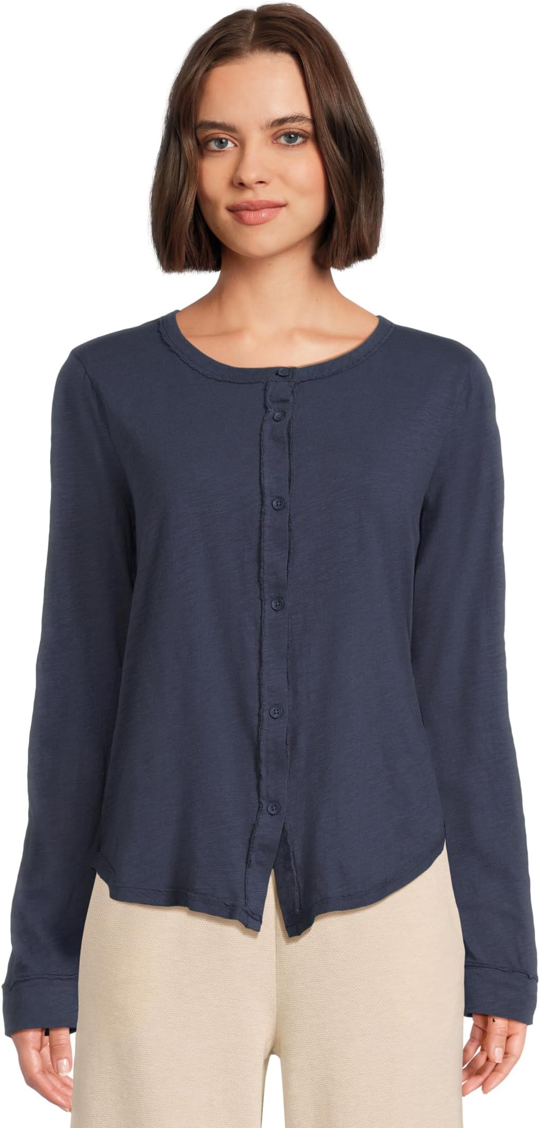 Свитер Mod-o-doc Long Sleeve Exposed Seams Button-Up Slim Cardigan, Vibrant Navy
Свитер Mod-o-doc Long Sleeve Exposed Seams Button-Up Slim Cardigan, Vibrant Navy