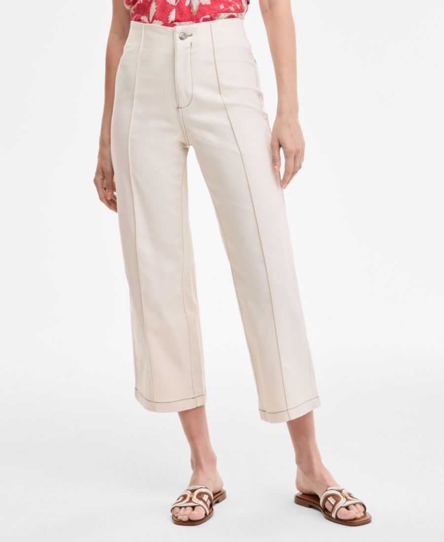 Женские укороченные джинсы с широкими штанинами и без пояса Tommy Hilfiger, Whitecap
Женские укороченные джинсы с широкими штанинами и без пояса Tommy Hilfiger, Whitecap