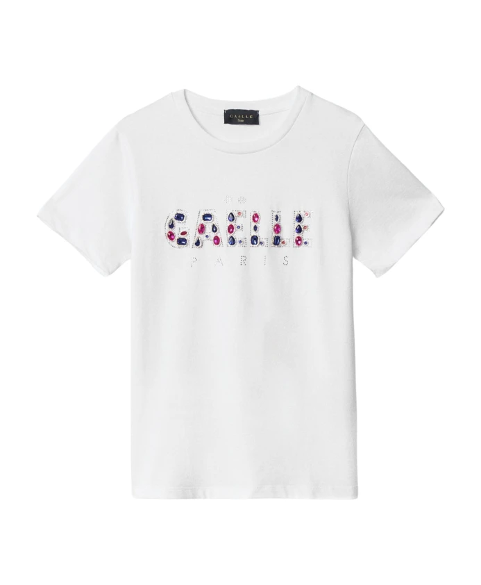 Футболка с украшением в виде сердца Gaã«Lle Paris, белый
Футболка с украшением в виде сердца Gaã«Lle Paris, белый