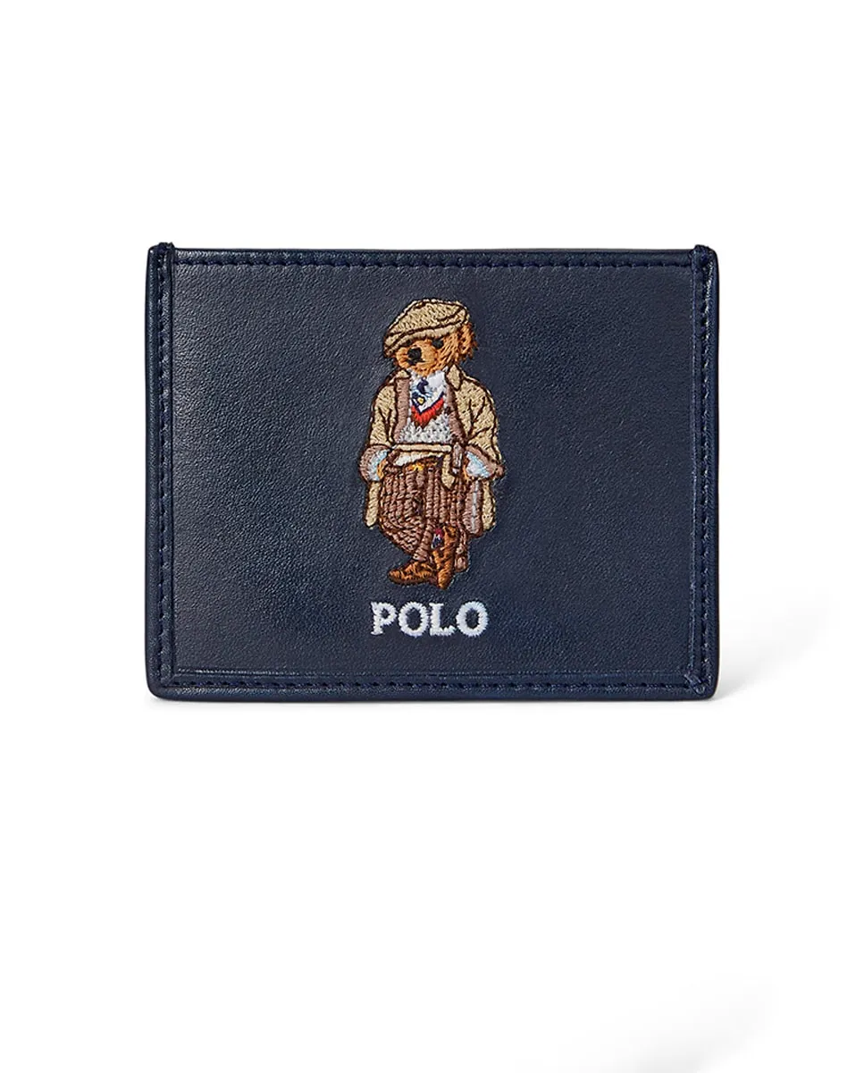 Мужской кожаный кошелек с изображением Polo Bear Polo Ralph Lauren, темно-синий
Мужской кожаный кошелек с изображением Polo Bear Polo Ralph Lauren, темно-синий