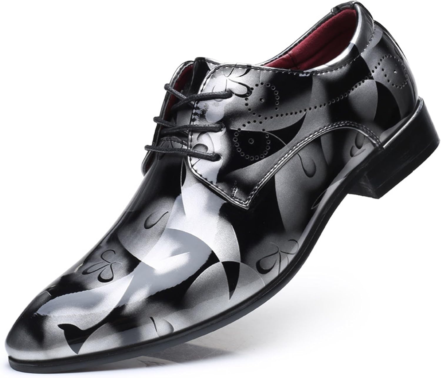 Мужские классические туфли KYOESCAI, модные цветочные лаковые оксфорды для смокинга, формальные деловые и свадебные туфли, классические туфли под костюм, серый
Мужские классические туфли KYOESCAI, модные цветочные лаковые оксфорды для смокинга, формальные деловые и свадебные туфли, классические туфли под костюм, серый