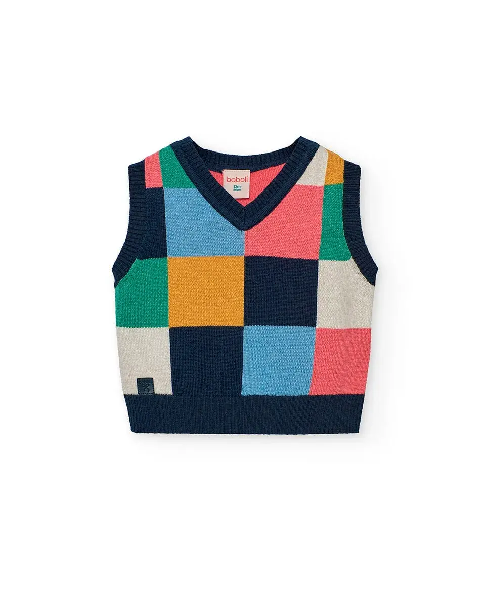 Детский жилет с V-образным вырезом Boboli, многоцветный
Детский жилет с V-образным вырезом Boboli, многоцветный